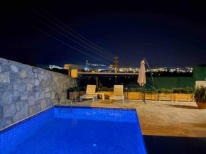 Bitez located duplex house with private pool and garage